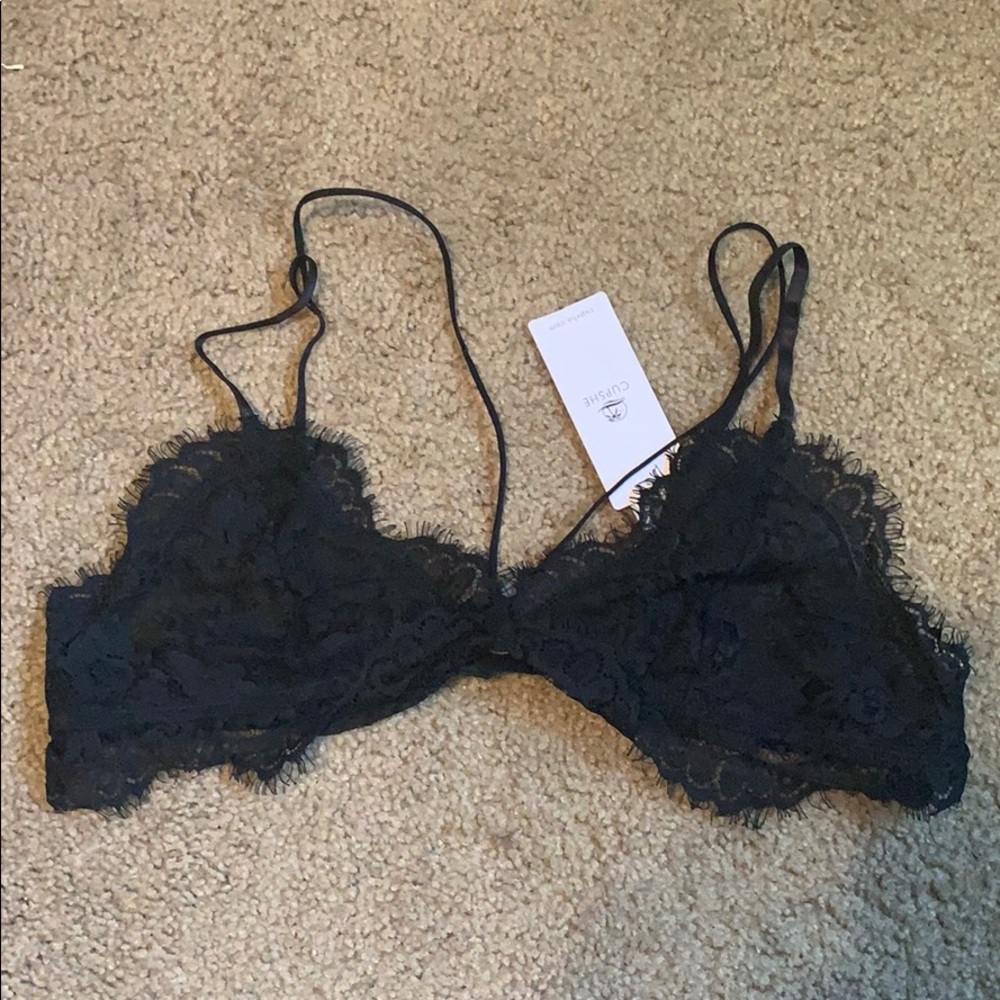 NEW WITH TAGS black lace bralette